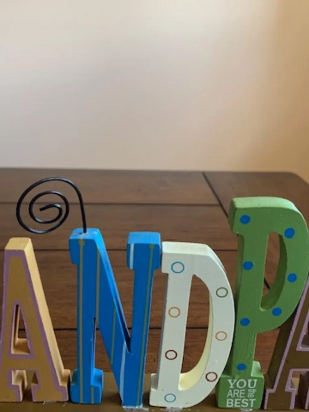 GRANDPA wooden sign